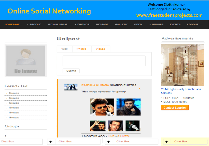 social networking script